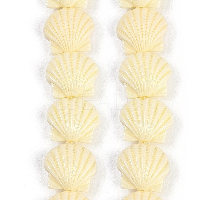 Synthetic Coral Dyed Carved Beads Strands CORA-K009-05B-01-1