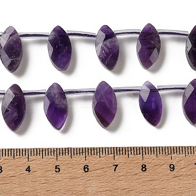 Natural Banded Amethyst Beads Strands G-P607-A09-01-1