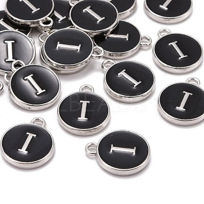 Platinum Plated Alloy Charms X-ENAM-S118-02I-P-1