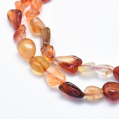 Natural Carnelian Beads Strands LS-G-G765-52-1