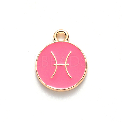 Alloy Enamel Pendants X-ENAM-S124-01A-03H-1