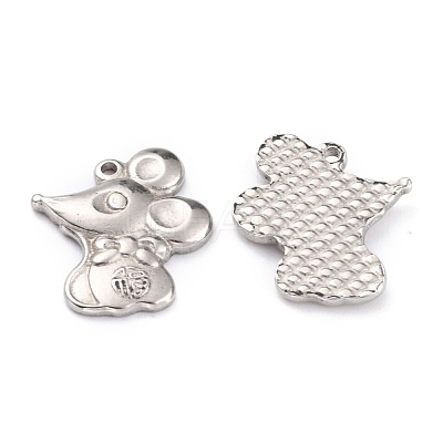 Non-Tarnish 304 Stainless Steel Pendants STAS-O145-39P-1