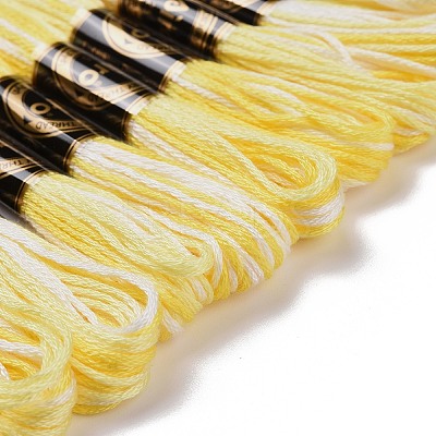 10 Skeins 6-Ply Polyester Embroidery Floss OCOR-K006-A07-1