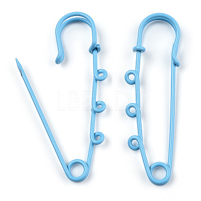 Spray Painted Iron Brooch Findings IFIN-K043-01A-03-1