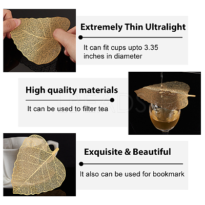 4Pcs 2 Colors Iron Tea Infusers GLAA-OC0001-41-1