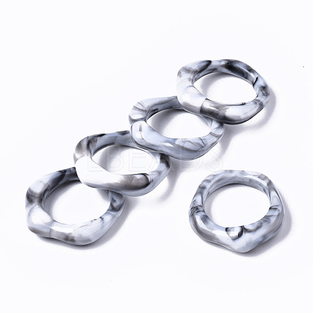 Opaque Resin Finger Rings RJEW-T013-001-A01-1