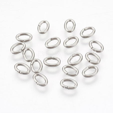 Tarnish Resistant 304 Stainless Steel Open Jump Rings Jewelry Findings X-STAS-L215-11P-1