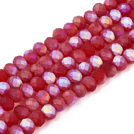 Transparent Glass Beads Strands EGLA-A044-T3mm-MB01-1
