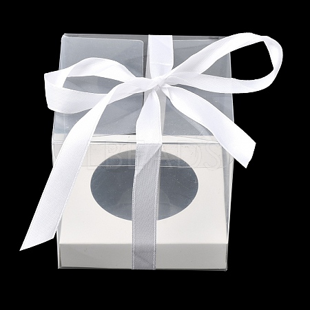 Transparent PET Cupcake Packing Boxes with Paper Base PL-CBA0AB9-01D-1