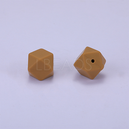 Hexagonal Silicone Beads SI-JX0020A-51-1