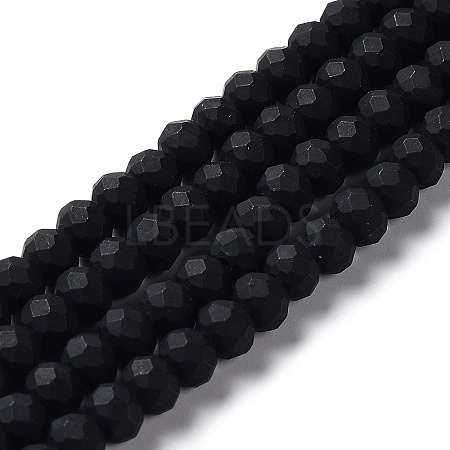 Glass Beads Strands EGLA-A034-P4mm-MD18-1