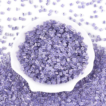 Transparent Inside Colours Glass Seed Beads SEED-T007-13I-1