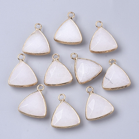 Natural White Jade Pendants G-S359-029F-1