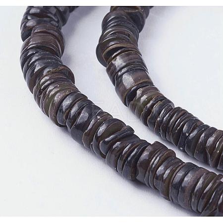 Shell Beads Strands SSHEL-E571-49E-1