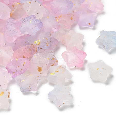 Gradient Color Transparent Acrylic Beads X1-OACR-M023-04G-1