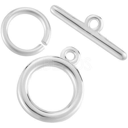 Brass Toggle Clasps KK-BBC0020-97-1