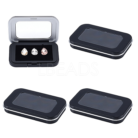 ABS Plastic Loose Diamond Storage Boxes with Visible Window Lid AJEW-WH0609-746A-01-1