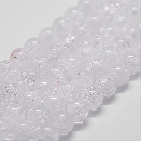 Natural Crackle Quartz Beads Strands G-D840-01-14mm-1