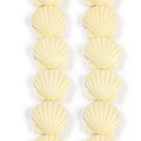 Synthetic Coral Dyed Carved Beads Strands CORA-K009-05B-01-1