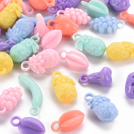 Opaque Acrylic Beads X-TACR-S154-45D-1