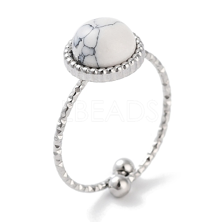 Ion Plating(IP) 304 Stainless Steel Ring RJEW-B059-02P-03-1