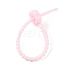 Flower Shape Silicone Cable Zip Ties AJEW-C034-01A-3