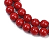 Shell Pearl Beads Strands BSHE-K015-8mm-01-3