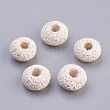 Natural Dyed Lava Rock European Beads G-E477-A11-1