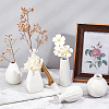  6Pcs 6 Style Mini Ceramic Floral Vases for Home Decor BOTT-NB0001-05-5