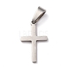 Tarnish Resistant 304 Stainless Steel Pendants STAS-P253-09P-1