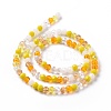 Glass Beads Strands GLAA-E036-09A-3