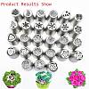Non-Tarnish Floral Stainless Steel Russian Piping Tips DIY-D036-25P-4