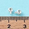 Brass Crimp Beads KK-Z030-16A-S-3
