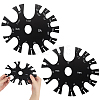 2Pcs Acrylic Perforated Measuring Wheel DIY-WH0750-094-1