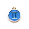 Alloy Enamel Pendants X-ENAM-S124-01A-02I-2
