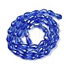 Transparent Electroplate Glass Beads Strands EGLA-N013-T4mm-B11-2
