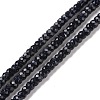 Synthetic Blue Goldstone Beads Strands G-H280-07-1