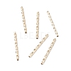 Rack Plating Brass Straight Tube Beads LS-KK-WH0061-03C-G-1