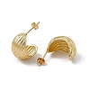 Rack Plating Brass Stud Earrings for Women EJEW-M213-46G-2