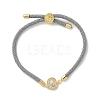 Adjustable Nylon Cord Bracelets BJEW-C096-01G-07-4