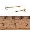 Brass Ball Head Pins KK-H502-03K-G-3