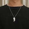 Smiling Face Key Combination Pendant Necklaces JS8039-1