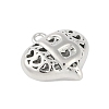 Hollow Brass Pendants for Valentine's Day KK-M289-03B-P-2