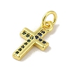 Brass Micro Pave Cubic Zirconia Pendants KK-M283-20I-02-2