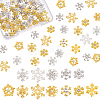 96Pcs 7 Styles Christmas Themed Alloy Cabochons MRMJ-OC0002-34-1