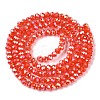 Electroplate Glass Beads Strands EGLA-A044-P2mm-B03-3