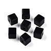 Natural Black Obsidian European Beads G-N345-07A-01-1
