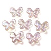UV Plating Luminous Transparent Acrylic Beads OACR-P010-11B-1