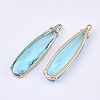 Transparent Glass Pendants LS-GLAA-T007-15C-2