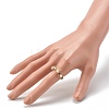 Imitate Austrian Crystal Bicone Glass Beaded Finger Rings RJEW-TA00003-05-4